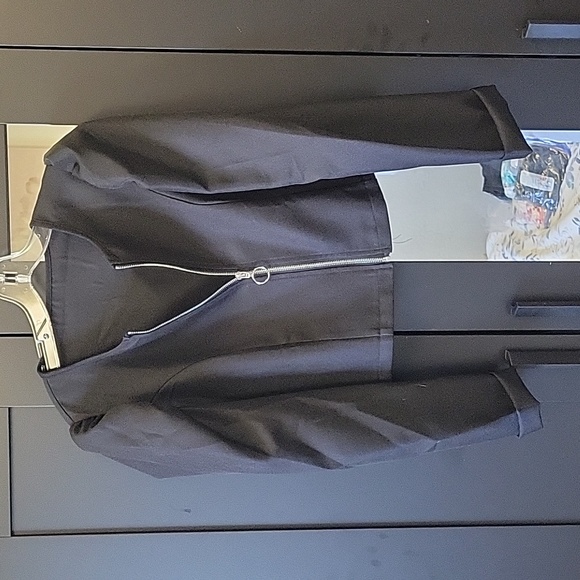 NWOT - Zippered Suit Coat - Picture 2 of 2
